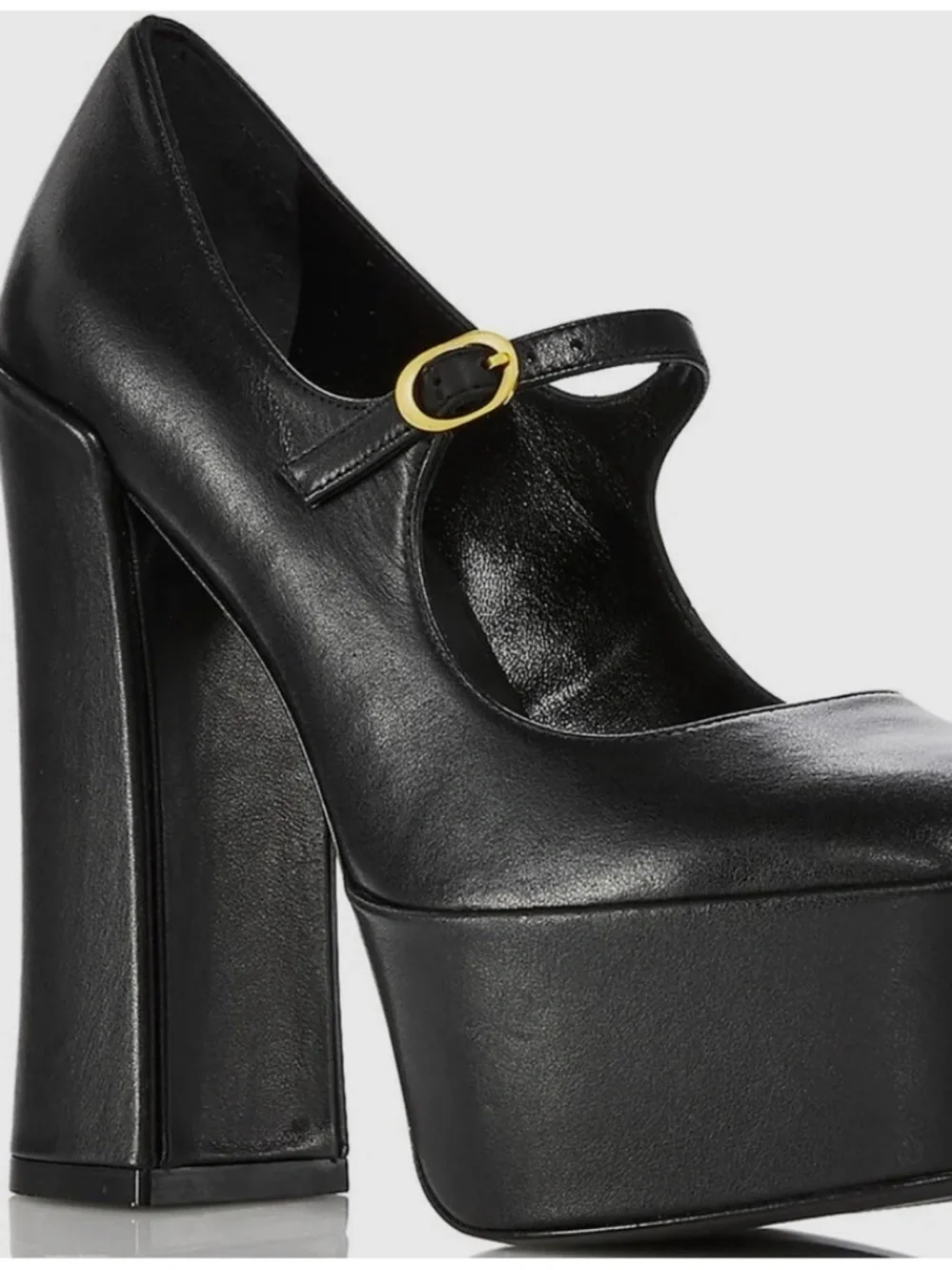 STUART WEITZMAN Skyhigh 145 Mary Jane Womens Leather Mary Jane Heels Size 6us/36